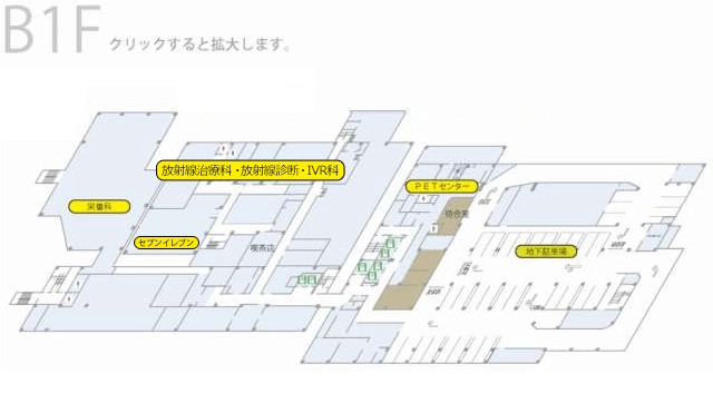 地下1階フロアマップ