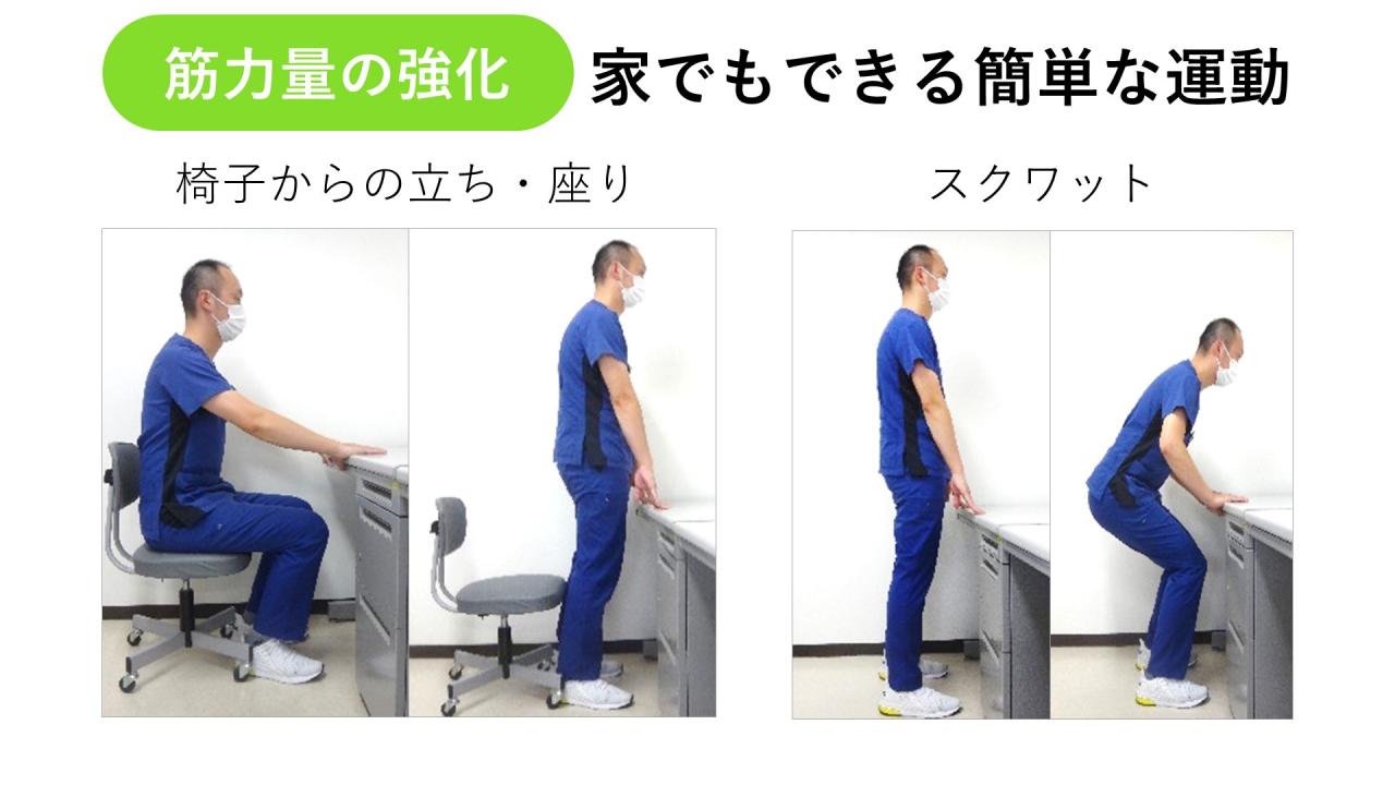 筋力強化のトレーニング